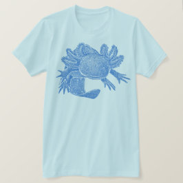 Axolotl T-shirt - BLAUW