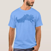 Axolotl T-shirt - BLAUW (Voorkant)