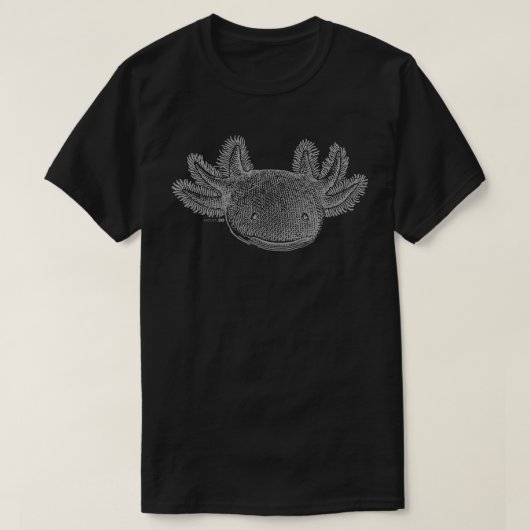 Axolotl T-shirt - GRIJS (Design voorkant)