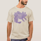 Axolotl T-shirt - PURPER (Voorkant)