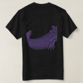 Axolotl T-shirt - PURPLE (Design achterkant)