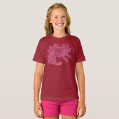 Axolotl T-shirt - ROZE (Voorkant volledig)
