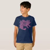 Axolotl T-shirt - ROZE (Voorkant volledig)