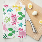 Axolotl Theedoek (Quarter Fold)