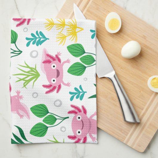 Axolotl Theedoek (Quarter Fold)