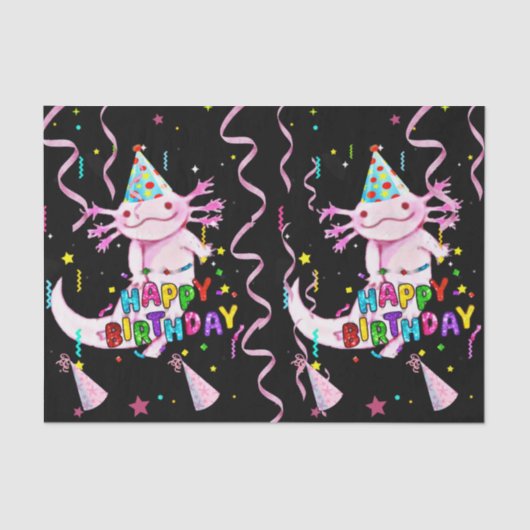 Axolotl Tissuepapier (Voorkant)