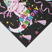 Axolotl Tissuepapier (Detail)