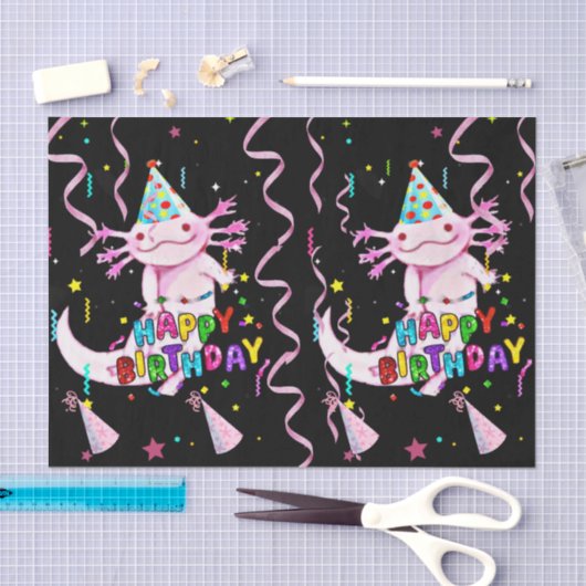 Axolotl Tissuepapier (Craft)