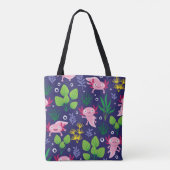 Axolotl Tote Bag (Achterkant)