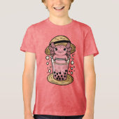 Axolotl Tri-Blend Shirt (Voorkant)