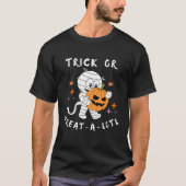 Axolotl Trick or treat A Lotl Halloween Schattige T-shirt (Voorkant)