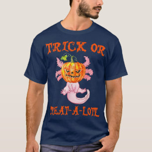 Axolotl Trick or treat Axolotl Halloween Costume T-shirt