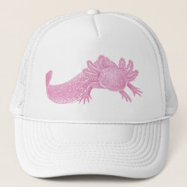 Axolotl Trucker Hat - PINK Pet