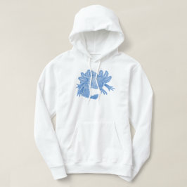 Axolotl-trui - BLAUW Hoodie