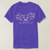 Axolotl-uitsterving T-shirt (Design voorkant)