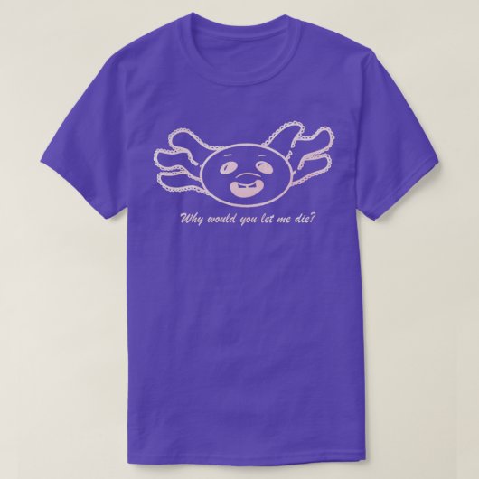 Axolotl-uitsterving T-shirt (Design voorkant)