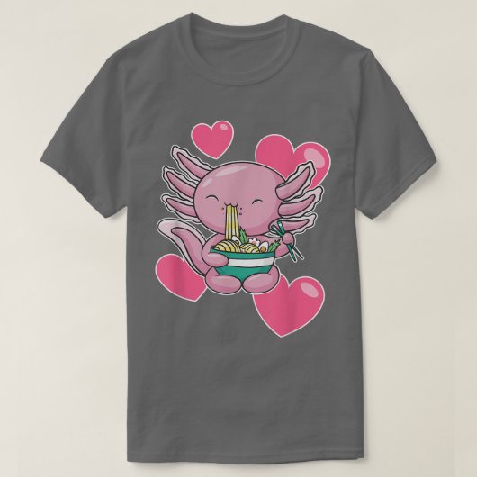 Axolotl Valentijnsdag T-shirt (Design voorkant)