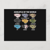 Axolotl van zoete dieren uit de wereld briefkaart (Voorkant)