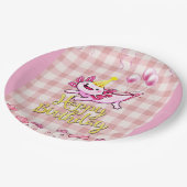 Axolotl-verjaardag Papieren Bordje (Gekanteld)