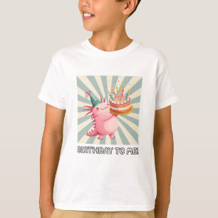 Axolotl-verjaardag T-shirt