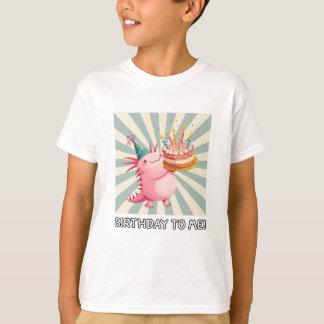 Axolotl-verjaardag T-shirt
