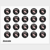 Axolotl-verklaringsanatomie van een Axolotl Ronde Sticker (Vel)