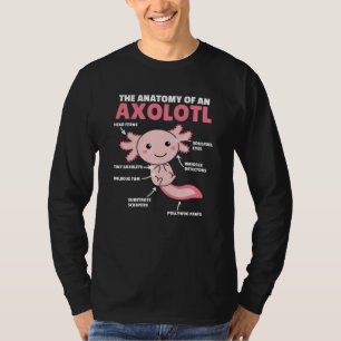 Axolotl-verklaringsanatomie van een Axolotl T-shirt