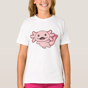Axolotl Verschillende soorten Axolotls Cute Animal T-shirt