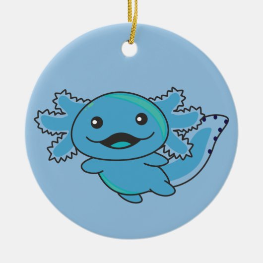 Axolotl Verschillende soorten Axolotls Sweet Axolo Keramisch Ornament (Voorkant)