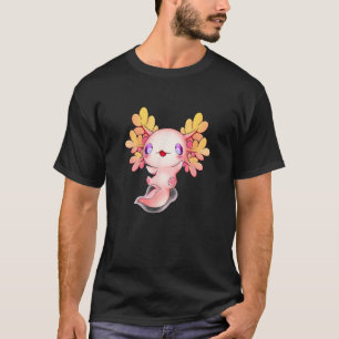 Axolotl Vis Cute Baby Hagedis Pastel Goth T-shirt