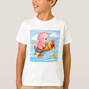 Axolotl-vlak T-shirt