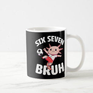 Axolotl Voetbal 67 Bruh Meme Grappig Voetbal Kawai Koffiemok