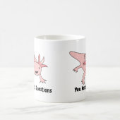 Axolotl Vragen Cute Funny Koffiemok (Center)