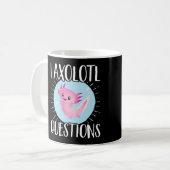 Axolotl Vragen Kawaii Koffiemok (Voorkant links)