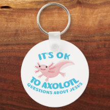 Axolotl vragen over Jezus schattig christelijk