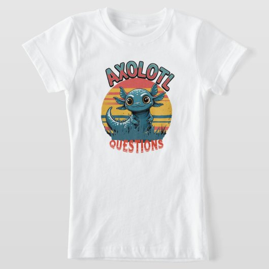 "AXOLOTL VRAGEN – Retro Graffiti Vibes" T-shirt (Laagn)