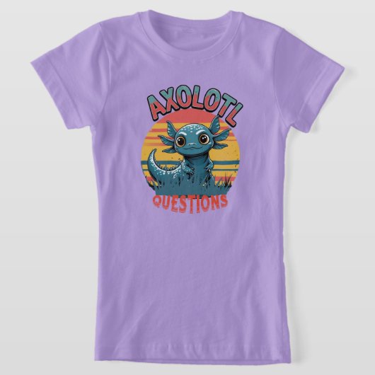 "AXOLOTL VRAGEN – Retro Graffiti Vibes" T-shirt (Laagn)