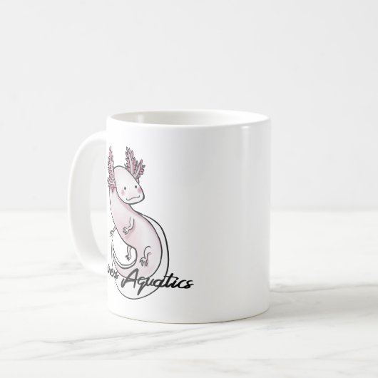 Axolotl Vragen Sirens Aquatica Mok (Voorkant links)