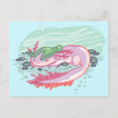 Axolotl Water Puppy Briefkaart (Voorkant)