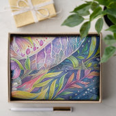 Axolotl Waterverf Vibrant Botanische Kunst Tissuepapier (Geschenk)