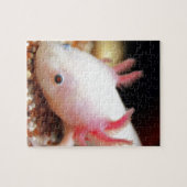 Axolotl Weißling Legpuzzel (Horizontaal)