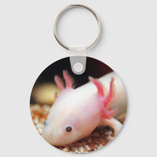 Axolotl Weißling Sleutelhanger (Voorkant)