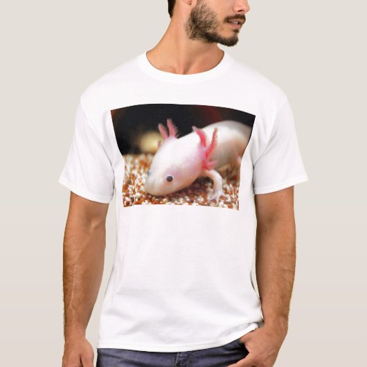 Axolotl Weißling T-shirt (Voorkant)