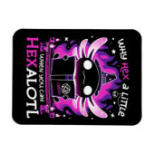 Axolotl Witching Hour - Salamandre Magneet (Horizontaal)