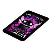 Axolotl Witching Hour - Salamandre Magneet (Linkerzijde)