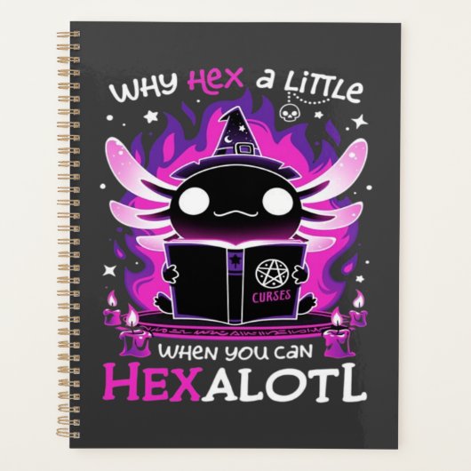 Axolotl Witching Hour - Salamandre Planner (Voorkant)