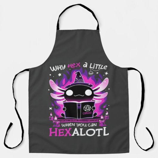 Axolotl Witching Hour - Salamandre Schort (Voorkant)