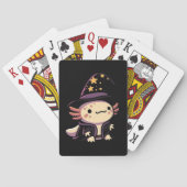 Axolotl Wizard - Fantasy Pet Pokerkaarten (Achterkant)