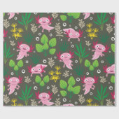 Axolotl Wrapping Paper Cadeaupapier (Vlak)