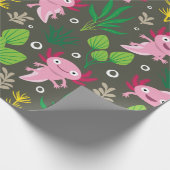 Axolotl Wrapping Paper Cadeaupapier (Hoek)